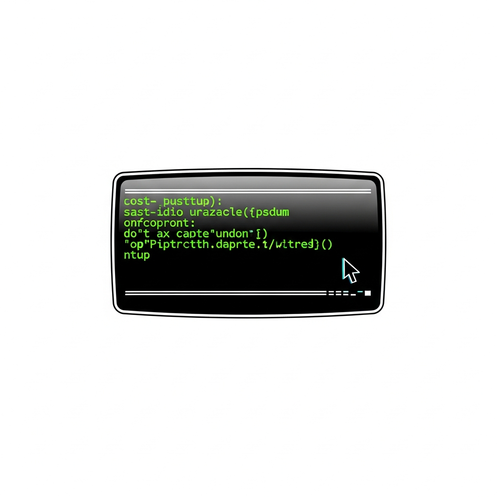 Code Glitch Terminal: Retro Future Tee design 1772706727 retro future coding aesthetic
