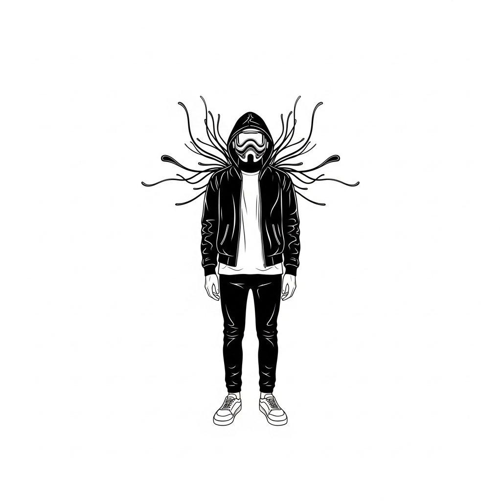 Minimalist Futuristic Cyber-Organic Art Design design 1772793059 futuristic cyber organic art